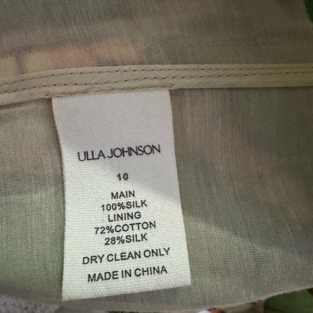 Ulla Johnson Multicolor Silk Tank Top - Picture 8 of 8
